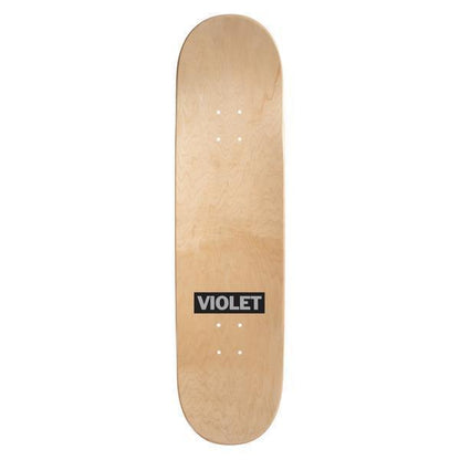 Violet Skateboards Lollipop Yellow Deck 8.38"