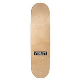 Violet Skateboards Lollipop Yellow Deck 8.38"