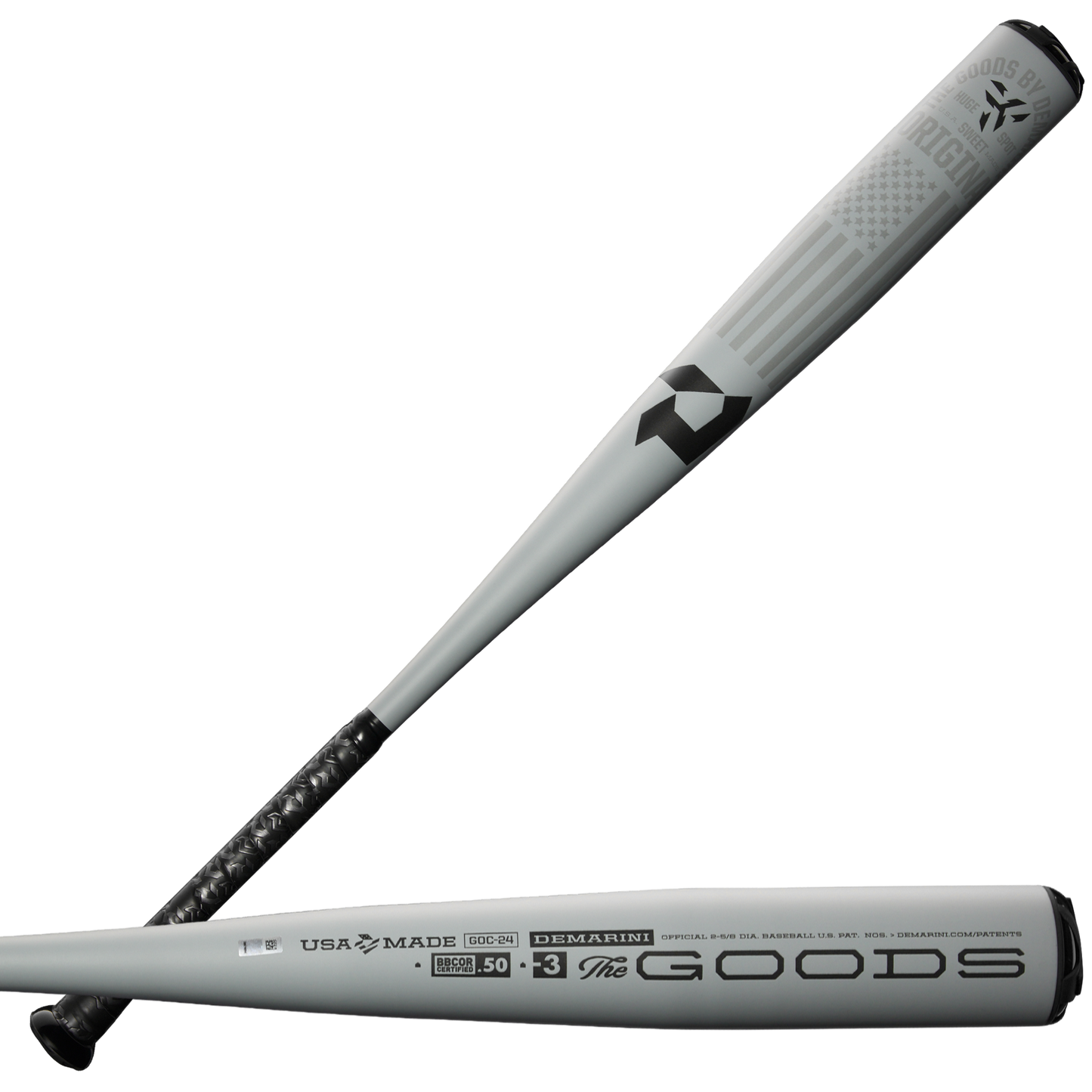 DEMARINI 2024 THE GOODS ONE PIECE (-3) BBCOR BASEBALL BAT