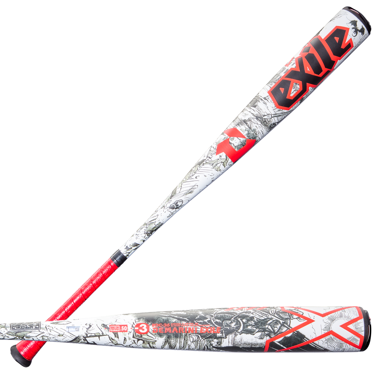 DEMARINI 2026 EXILE™ (-3) BBCOR BASEBALL BAT
