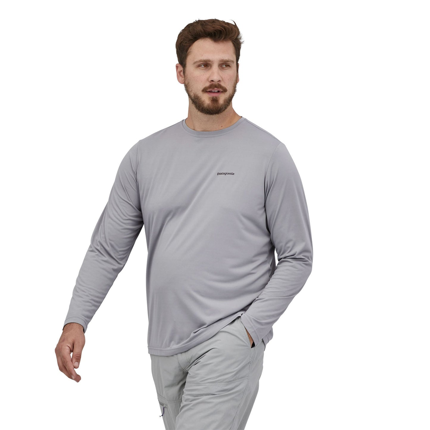 Patagonia M's L/S Capilene Cool Daily Fish Graphic Shirt
