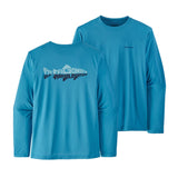 Patagonia M's L/S Capilene Cool Daily Fish Graphic Shirt