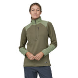 Patagonia W's L/S R1 Fitz Roy 1/4 Zip