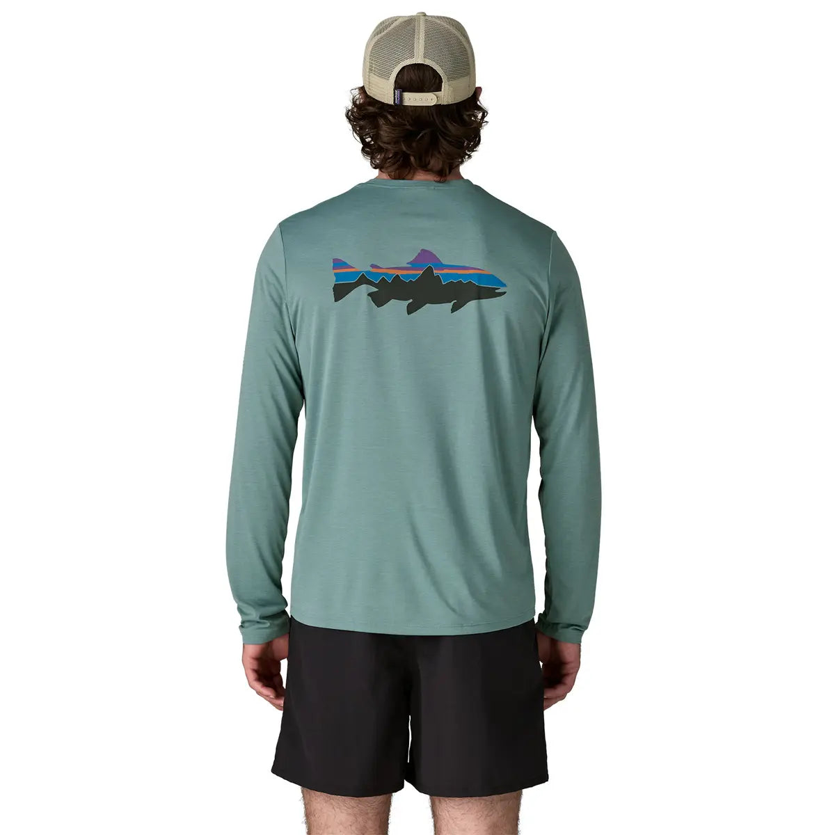 Patagonia M's L/S Capilene® Cool Daily Shirt - Fitz Roy Trout