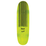 Welcome X Slipknot Skateboard Deck Oval Logo on Boline 2.0 Black/Green Stain 9.5"