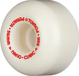 Powell Peralta Nano Cubic Dragon Formula Wheels 56x37mm 93A - Off White (Set of 4)