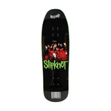 Welcome x Slipknot Skateboard Deck Self Titled on Gaia Black/Green 9.6"
