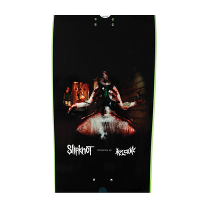 Welcome x Slipknot Skateboard Deck Self Titled on Gaia Black/Green 9.6"