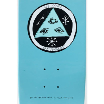 Welcome Skateboard Deck Sloth on Phoenix Teal 8.0" x 32"