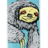 Welcome Skateboard Deck Sloth on Phoenix Teal 8.0" x 32"