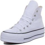 Converse 560846C CT All Star Hi Platform Trainer In White For Women