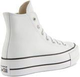 Converse All Star Lift 561676 In White Leather
