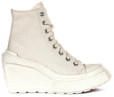 Converse A06479C De Luxe Wedge In White For Women