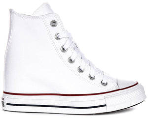 Converse All Star Wedge A11908C In White For Women