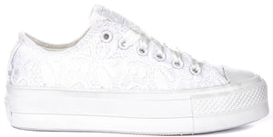 Converse Chuck Taylor All Star Crochet A15005C In White For Women