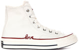 Converse Chuck 70s Hi A19060C In White Red Love