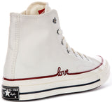 Converse Chuck 70s Hi A19060C In White Red Love