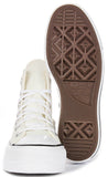 Converse Chuck Taylor Al Star Lift Hi A14936C In White Leopard