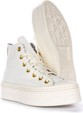 Converse All Star Modern  Lift A07204C In White Gold