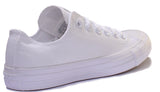 Converse 1U647 CT All Star Low Trainer In White Mono