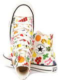 Converse Chuck Taylor A17773C All Star Hi In White Fruit Print