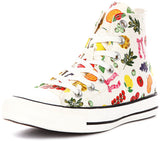 Converse Chuck Taylor A17773C All Star Hi In White Fruit Print