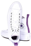Converse All Star Move Hi A03667C In White Purple For Junior