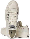 Converse Chuck Taylor All Star Lift A15008C In White Purple For Women