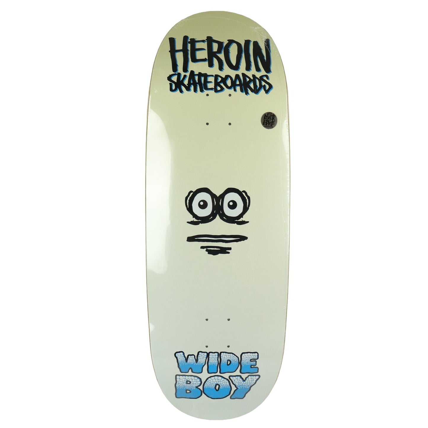 Heroin Skateboard Deck Wide Boy Face 10.75" x 32.6"