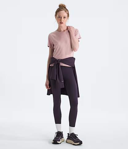 The North Face - Womens Jaida Short Sleeve Tee - Metal Pink Light Heather