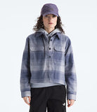 The North Face - Womens Valley Flannel Shirt Plaid - Twilight Galaxy TNF Shadow Plaid