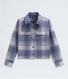 The North Face - Womens Valley Flannel Shirt Plaid - Twilight Galaxy TNF Shadow Plaid