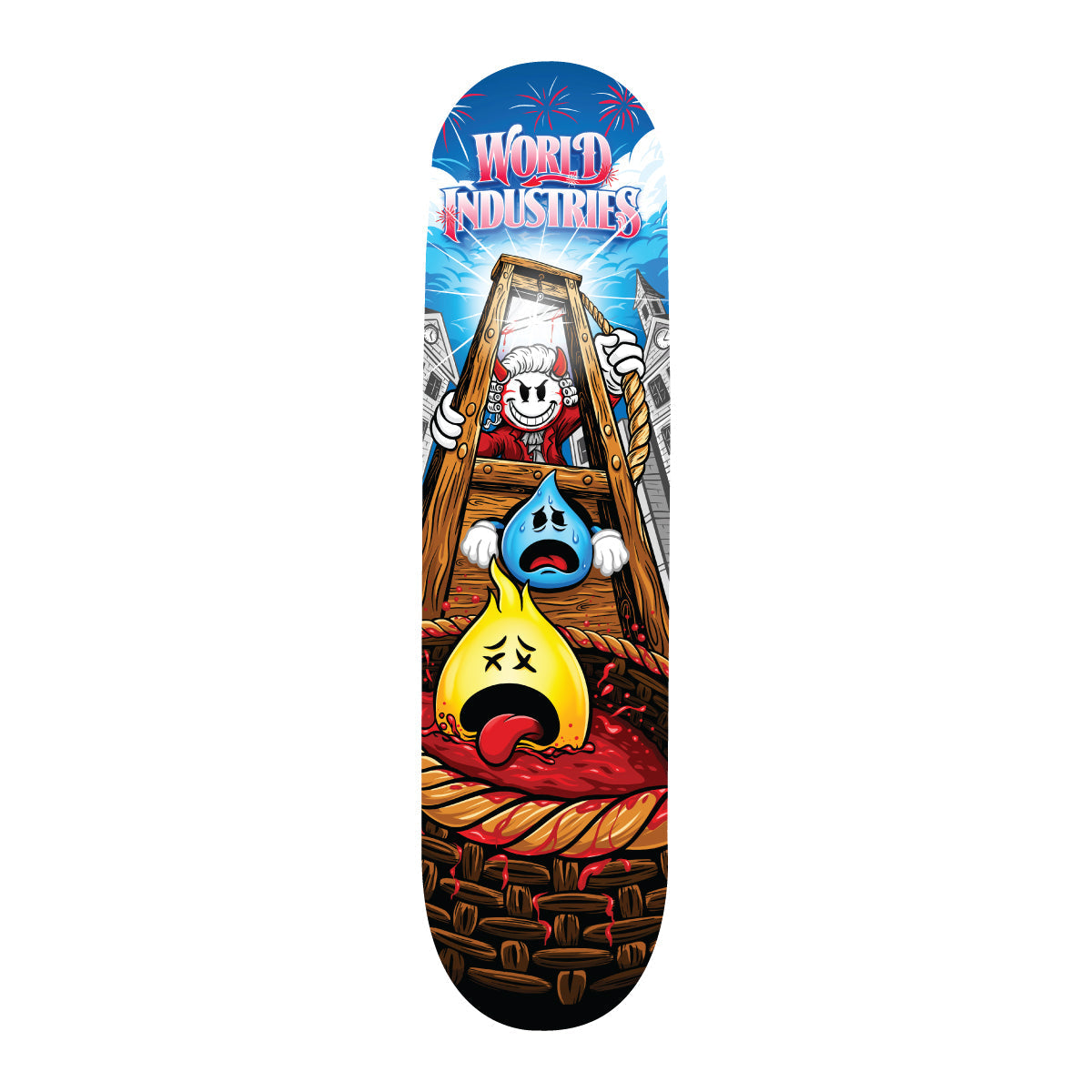 World Industries Skateboard Deck Guillotine 8.25" x 31.63"