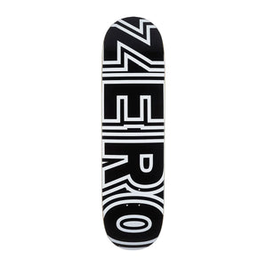 Zero Skateboard Deck Bold Black 8.125" x 31.7"