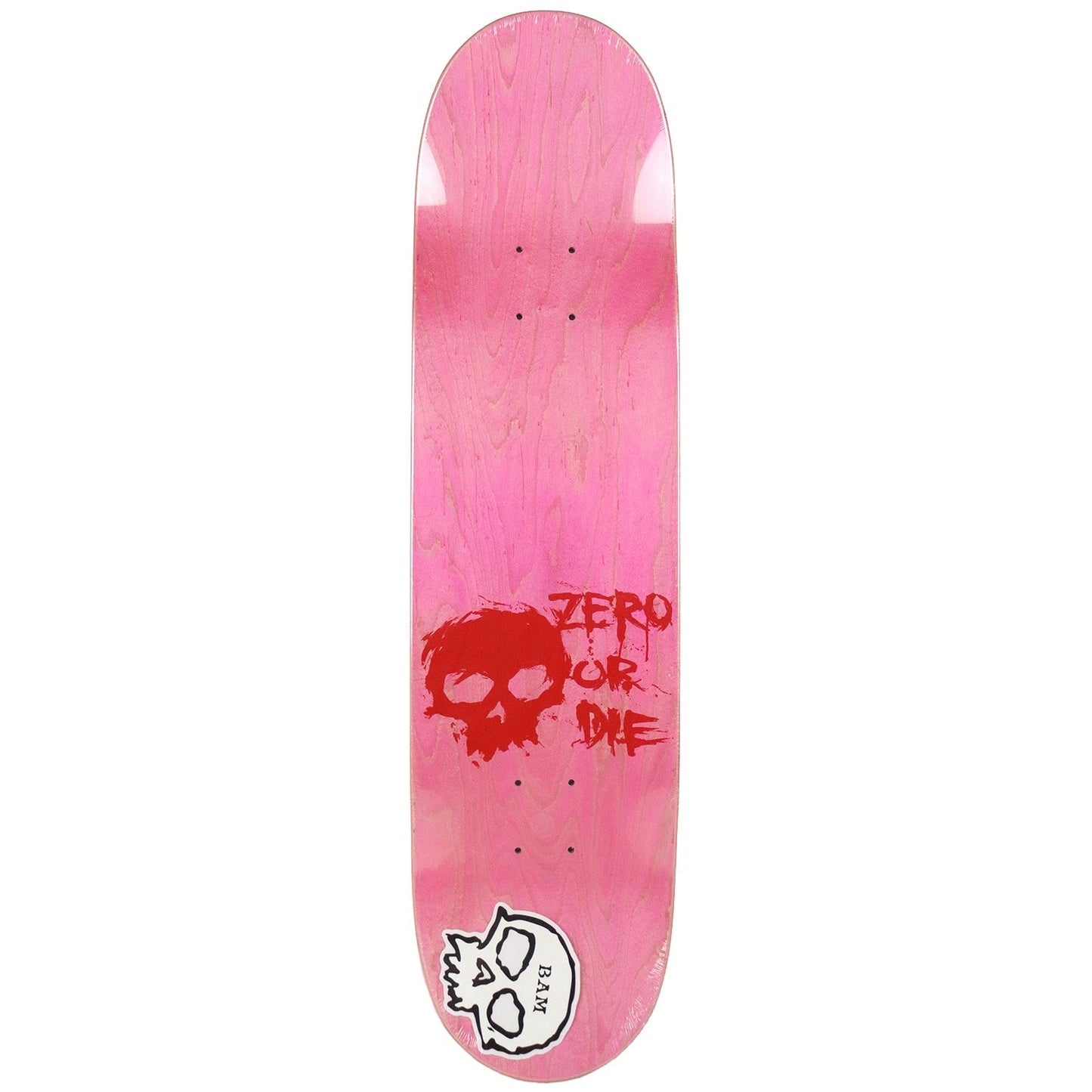 Zero Skateboard Deck Bam Margera 3 Blood Purple 8.25" x 31.9"