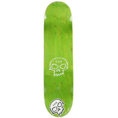 Zero Skateboard Deck Bam Margera 3 Stigoi Skull 8.25" x 31.9"