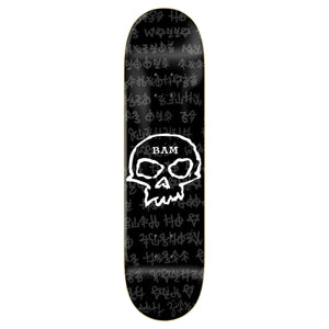 Zero Skateboard Deck Bam Margera 3 Stigoi Skull 8.25" x 31.9"
