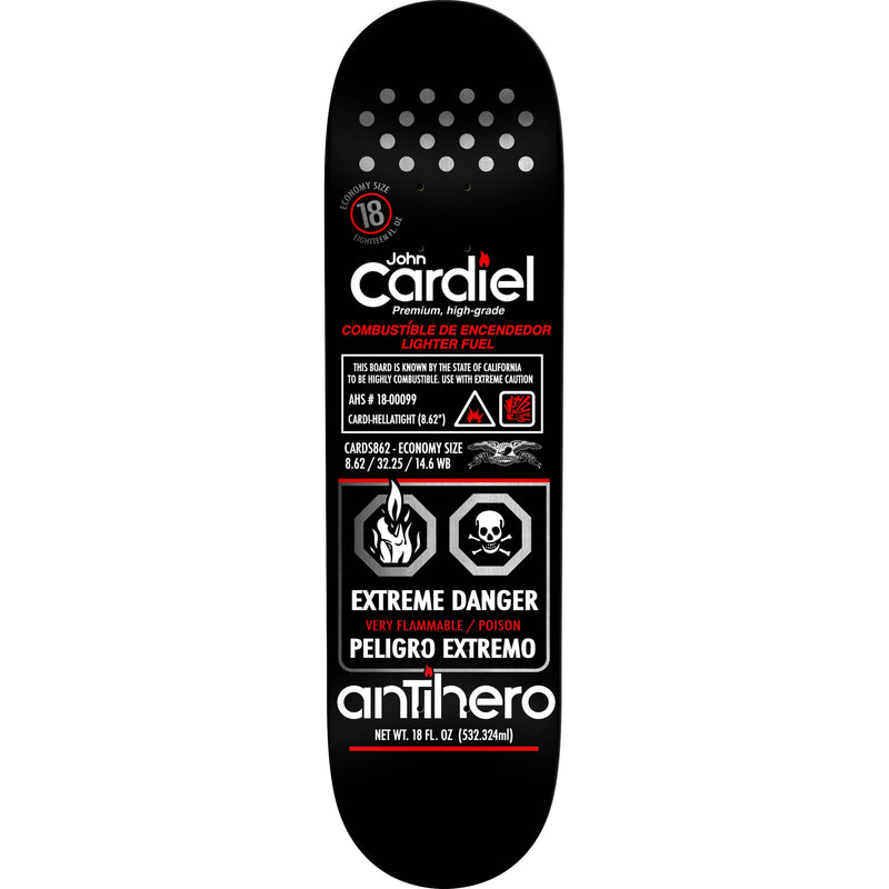 Anti Hero John Cardiel Fueled Up Skateboard Deck 8.62"
