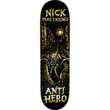 Anti Hero Matthews Fireside Skateboard Deck 8.5"