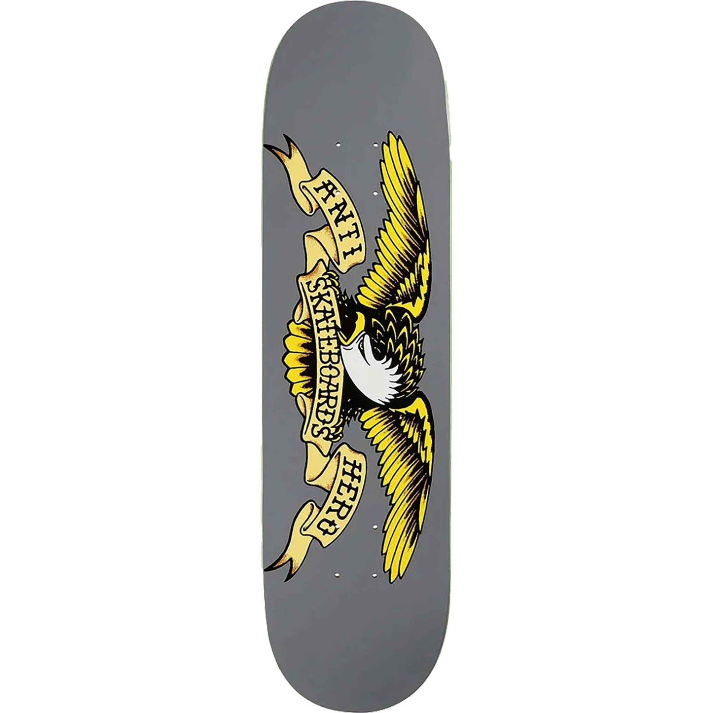 Anti Hero Team Classic Eagle Grey 8.25" Skateboard Deck