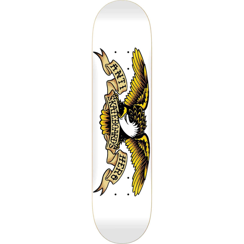 Anti Hero Team Classic Eagle White Skateboard Deck 8.75"