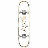 April OG Logo Golden White Skateboard Complete 8"