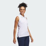 Women's adidas Ultimate365 Solid Sleeveless Polo Shirt