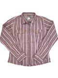 Womens Crinkle Button Up Shirt