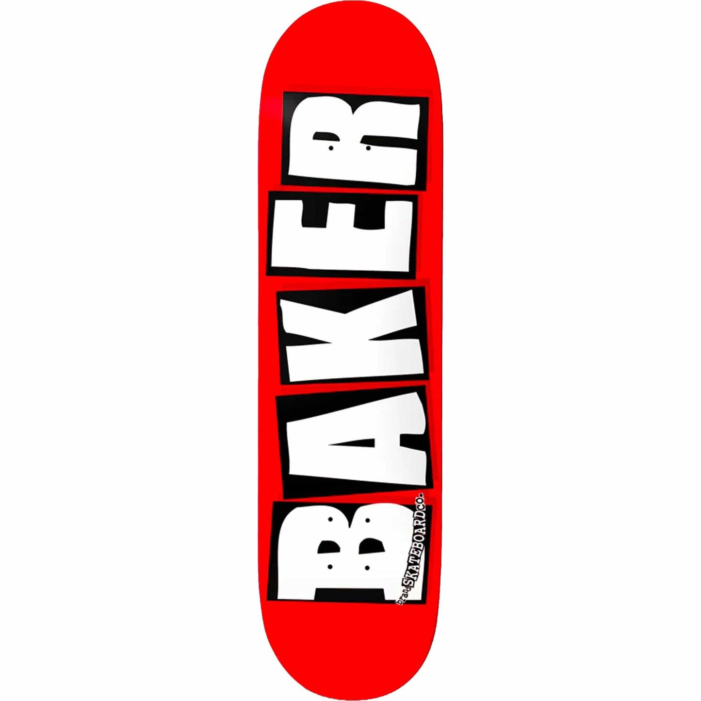 Baker Brand Logo White Skateboard Deck 8.25"