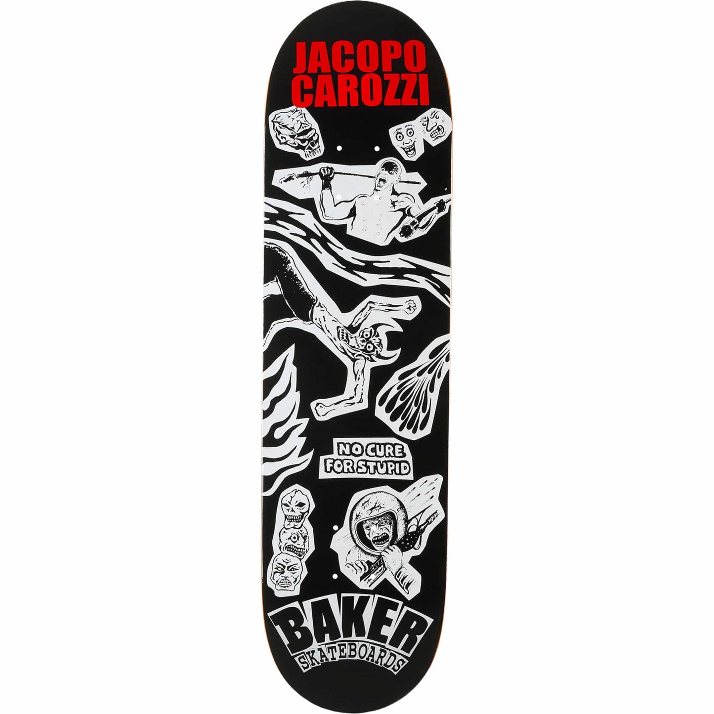 Baker Jacopo Carozzi Divine Evil Skateboard Deck 8.25"