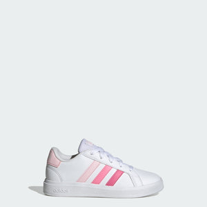 Kids' adidas Grand Court Lifestyle Tennis Lace-Up Shoes