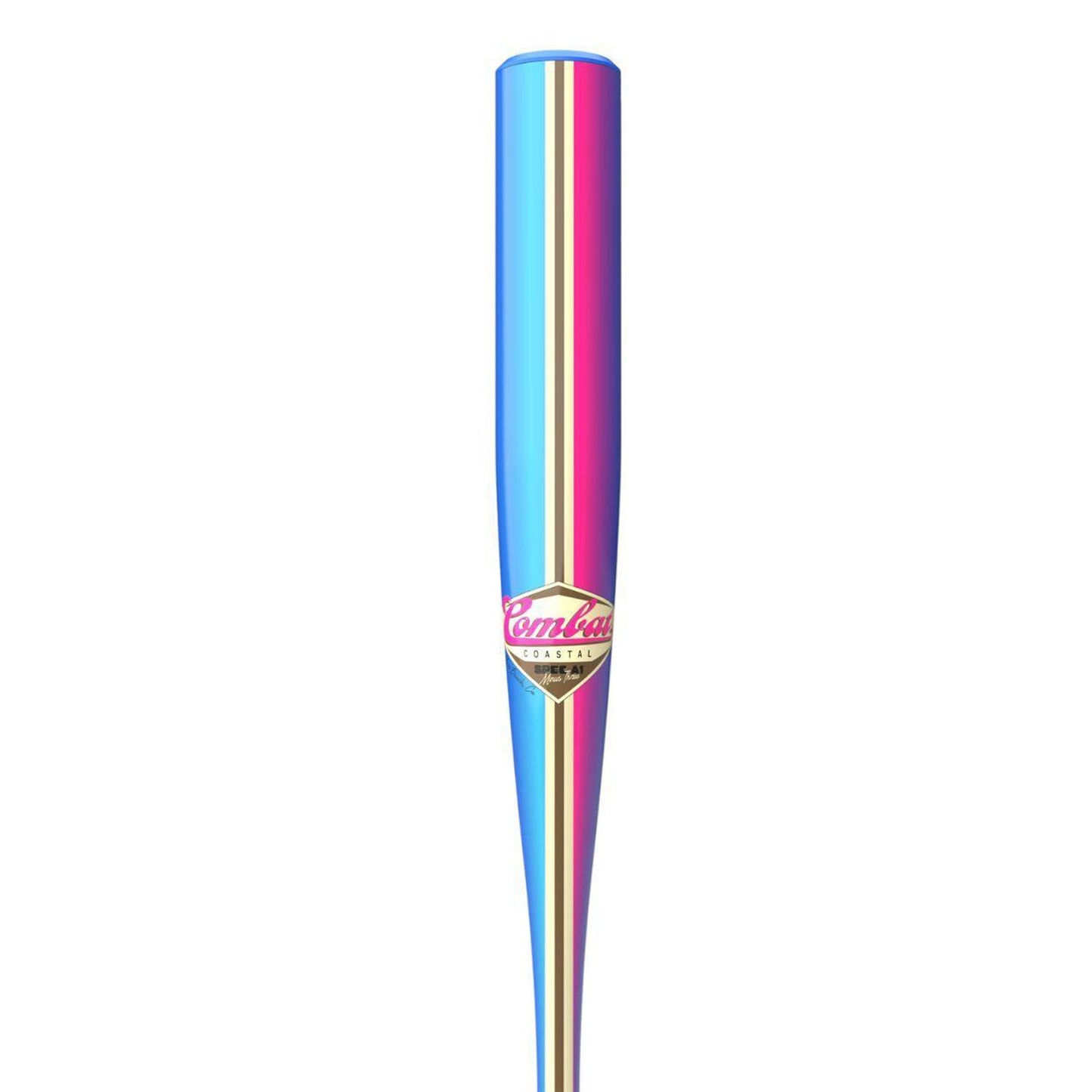 COMBAT MFG Spec A1 Coastal Blue BBCOR Baseball Bat -3 | One-Piece Alloy Baseball Bat | CBB7CSTB3