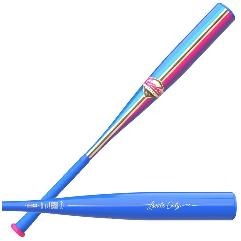 COMBAT MFG Spec A1 Coastal Blue BBCOR Baseball Bat -3 | One-Piece Alloy Baseball Bat | CBB7CSTB3