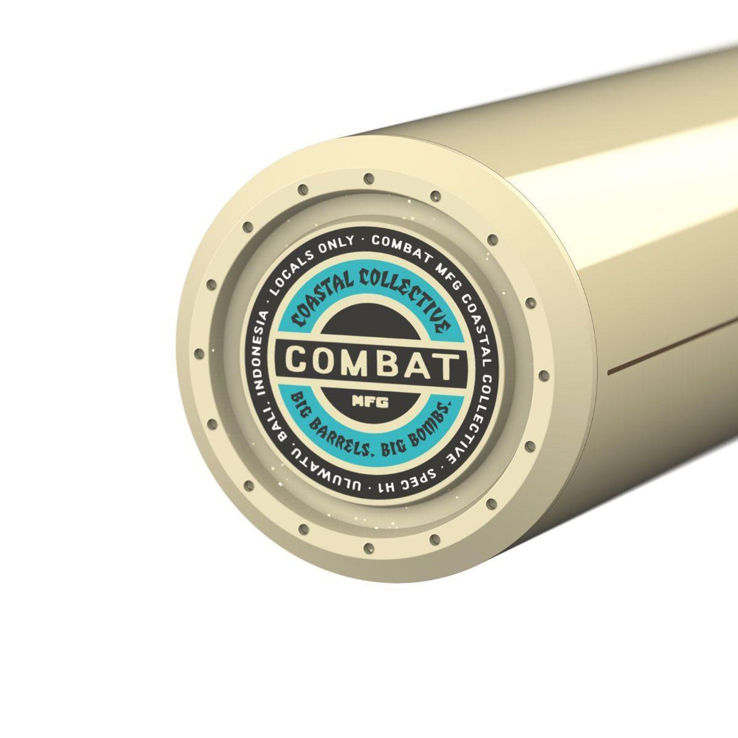 COMBAT MFG Spec H1 Coastal SND BBCOR Baseball Bat -3 | Hybrid Alloy Baseball Bat | CBB7H1CS3